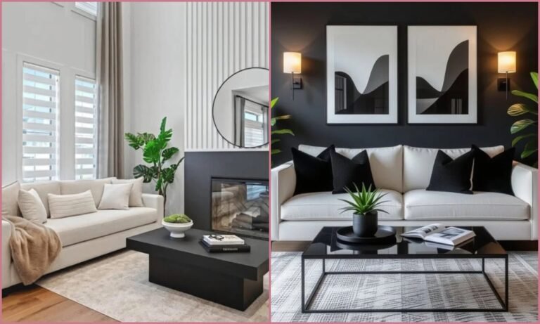 24 Black And White Living Room Ideas for 2026
