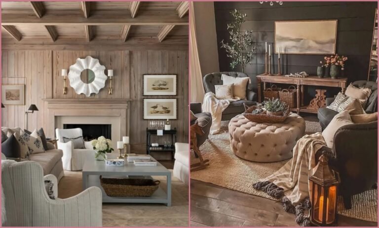 21 Warm Rustic Living Room Ideas for 2026