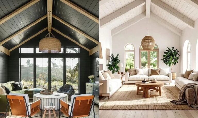 16 Vaulted Ceiling Living Room Ideas for 2026