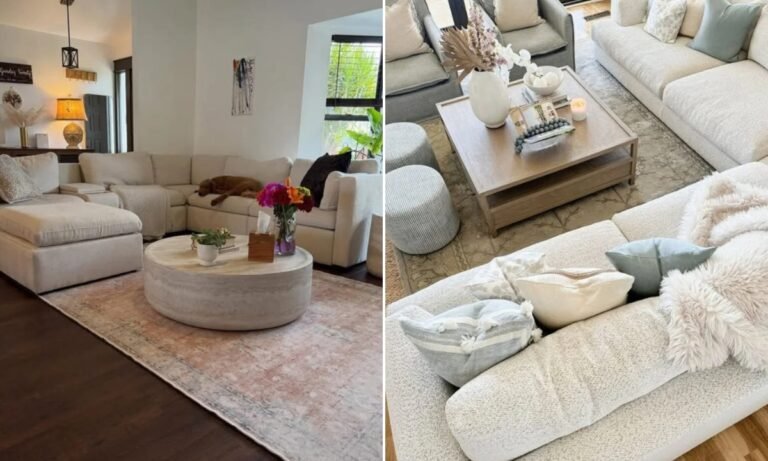 How to Decorate a Sectional Sofa Without Making Your Living Room Feel Crowded