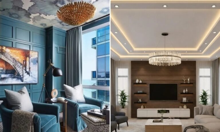 How to Decorate Large Living Room Walls with High Ceilings