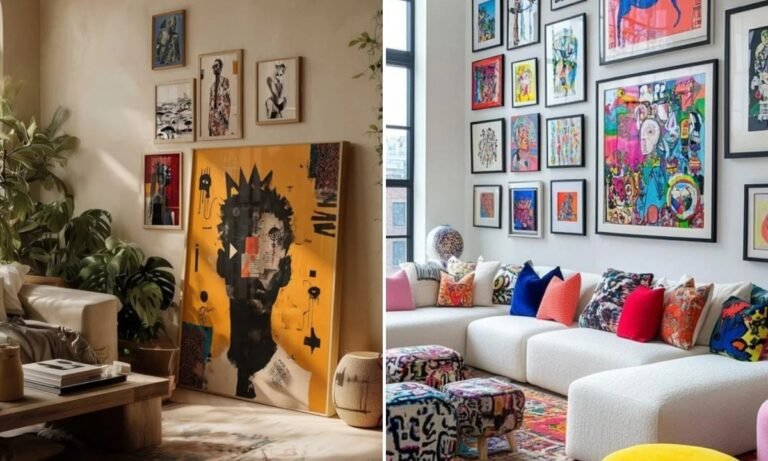 Where to Hang Wall Art in Living Rooms Without Making the Space Feel Off