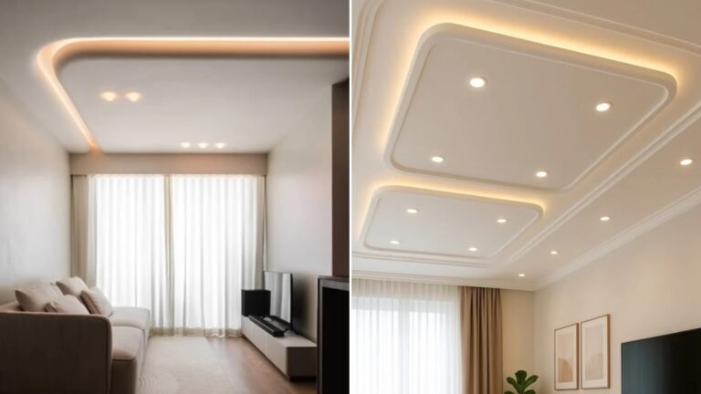 Best Simple Living Room Ceiling Design Ideas