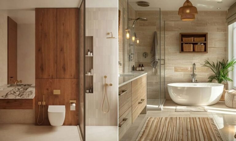 21 Earthy Bathroom Ideas