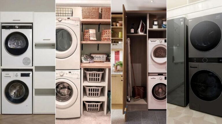 22 Stackable Washer Dryer Laundry Room Ideas