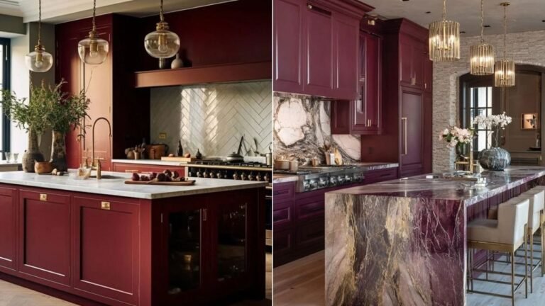 21 Burgundy Kitchen Ideas