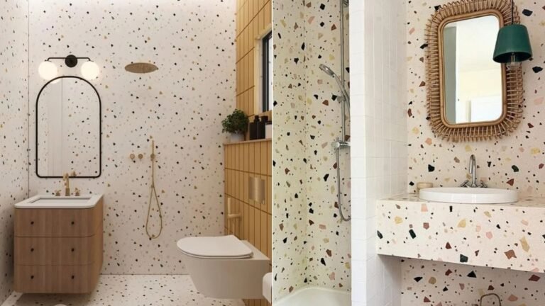 20 Terrazzo Bathroom Ideas
