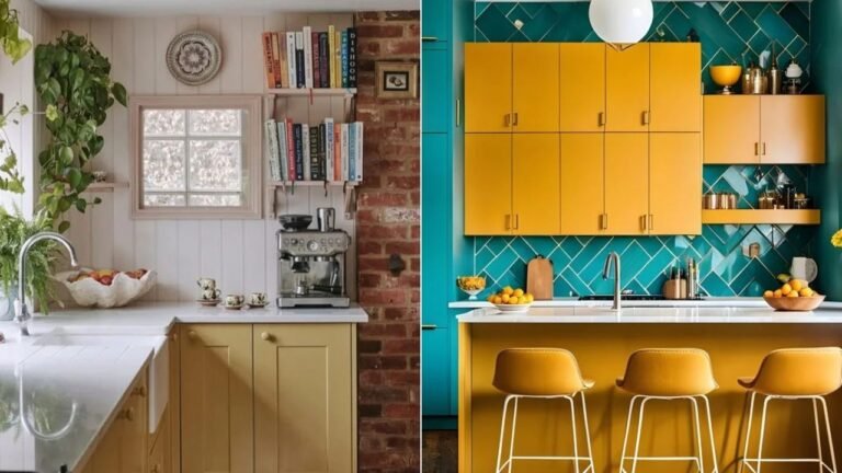 16 Yellow Kitchen Cabinet Ideas